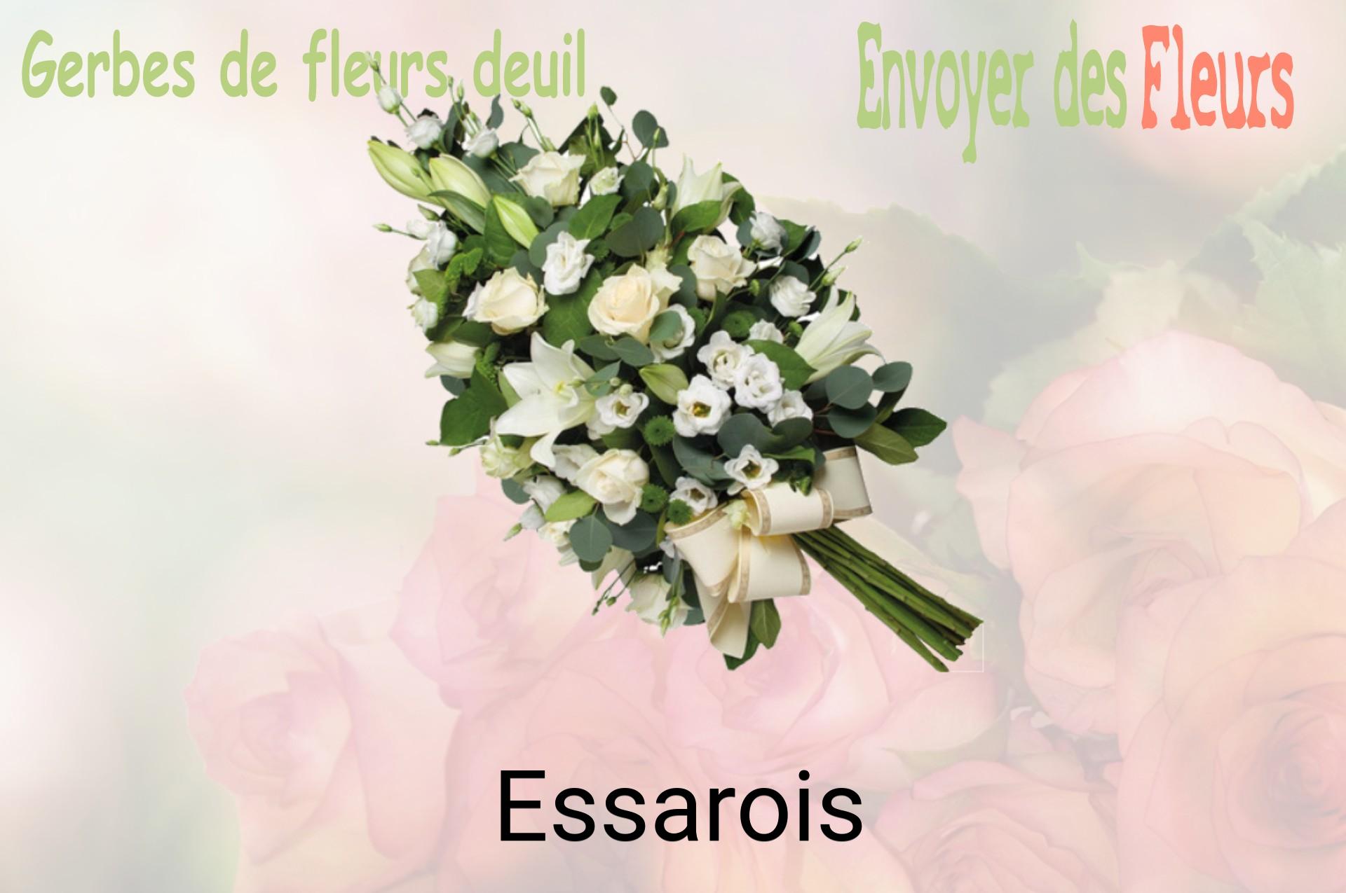 Gerbe de fleurs de deuil livrée à Essarois